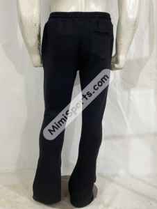 Ropa de calle personalizada pantalones de chándal a rayas logotipo bordado lavado ácido 100% algodón holgado Jogger Flare pantalón de sudor para hombres bordado - Product Image 6