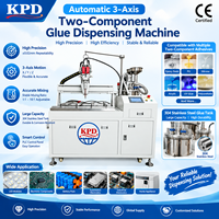 Machine de distribution de colle époxy AB entièrement automatique à 3 axes pour le montage de composants électroniques, modules LED, cartes de circuits et moteurs