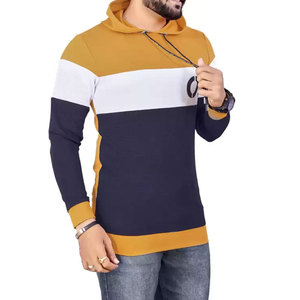 Vente en gros de sweats à capuche personnalisés 100% coton pour hommes style de rue sweats décontractés avec logo imprimé vierge - Product Image 4