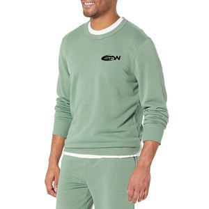 Unisex 100% algodón sudadera camiseta venta al por mayor hombro caído peso pesado ropa de calle de gran tamaño cremallera diseño sólido patrón - Product Image 1