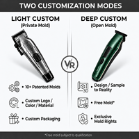 Fábrica de Cortadoras de Pelo para Importadores de Equipos de Salón y Barbería, Recortadora Recargable con Carga Tipo-C