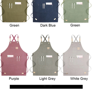 High Quality Canvas Kitchen Coffee Salon Wholesale Carpentry <b>Gardening</b> Denim Straps Cotton Waistcoat <b>Apron</b> - Product Image 5