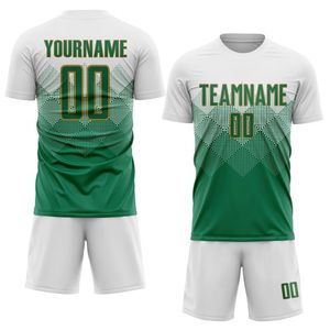 Producto de venta superior Slim Fit Football Jersey Camisetas color verde Venta al por mayor Sublimación Conjunto completo Uniforme de fútbol Precio bajo - Product Image 2