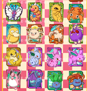 YZ  Retail Fun Art Quality 3d Printing Happy Note Fridge Magnet ultra Premium Inflatable Pokemoned Bouncer Decoration Gift Box - Product Image 5