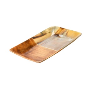 Bandeja para servir bocina de diseño elegante para cocina, al mejor precio, bandeja tradicional de bocina de vaca para casa y Hotel, tamaño personalizado - Product Image 1