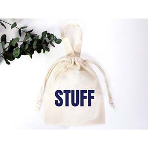 Bolsa de Algodón Orgánico para Botellas de Champán, 6W X 8H, Kit para la Resaca, para Celebraciones de Cumpleaños - Product Image 1