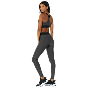 Women Activewear Outfit Sportswear Butt Lift High Waist Yoga <b>Legging</b> and Yoga <b>Crop</b> Top Yoga 2 Pieces Set Custom PRINTING - Product Image 3