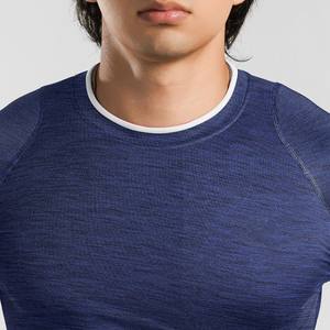 Chemise de bain à manches longues coupe skinny pour hommes Chemise de compression spandex BJJ MMA UFC haute qualité Rashguard Gym pour hommes - Product Image 4