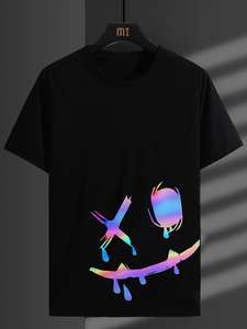 T-shirt de haute qualité 100% coton couleur personnalisée pour hommes coupe régulière t-shirt Stock en vrac vêtements t-shirt - Product Image 4