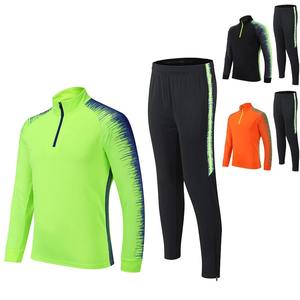 Conjunto deportivo de gimnasio de Jersey largo de otoño para hombre, ropa deportiva para trotar de secado rápido, uniforme de baloncesto, chándal de entrenamiento, estampado sólido a prueba de viento - Product Image 2