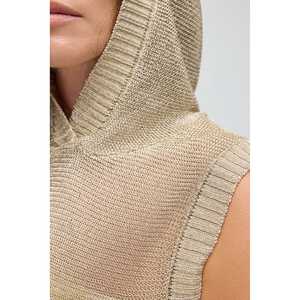 Blusa con Capucha de Punto Brillante - Product Image 4