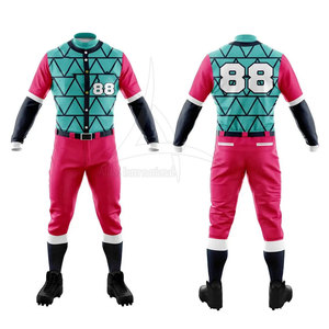 Uniforme de Béisbol Personalizable de Alta Calidad, Transpirable y de Secado Rápido, en Venta, 100% Poliéster - Product Image 1