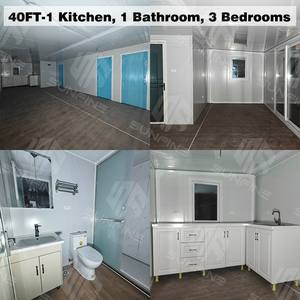 Casa Prefabricada de Lujo con Certificación Europea, Modelo Magic <span class=keywords><strong>La</strong></span> Casa, Cabaña de Doble Ala de 40 Pies, Casa Contenedor Modular Expandible para <span class=keywords><strong>Hotel</strong></span> - Product Image 4