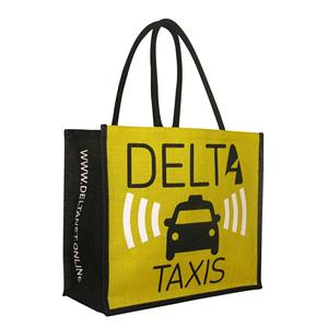 Bolso de compras de yute elegante ecológico Bolso multiusos con cremallera y Asa El mejor precio para un producto de calidad - Product Image 3