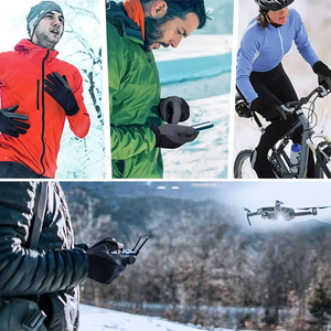 ถุงมือขี่มอเตอร์ไซค์แบบเต็มนิ้ว, ถุงมือแข่งรถครึ่งนิ้วระบายอากาศได้ดีถุงมือตกปลากลางแจ้งถุงมือสกี - Product Image 6