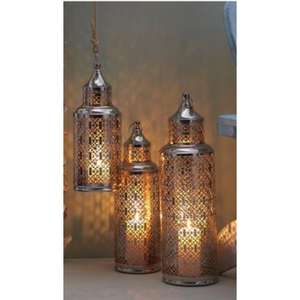 <b>White</b> Metal <b>Lantern</b> Luxury Modern Home Decor Minimalist Design Durable Material Suitable Indoor Outdoor Christmas Decoration - Product Image 1