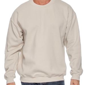 Última moda de los hombres sudadera de manga larga en blanco Casual al por mayor 100% algodón precio barato diseño personalizado de alta calidad - Product Image 1