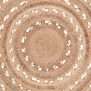 2024 vente chaude grand luxe rond jonc de mer tapis plat tissage ferme Style couleur unie antidérapant salon prière - Product Image 5