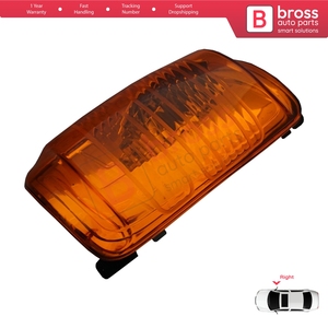 Lente de la Lámpara Indicadora de Señal Ámbar del Espejo Retrovisor Lateral Derecho BSP593-2 para Transit MK8 T18 V363 2013 en Adelante 1847390 - Product Image 4