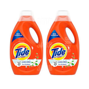 Pour le détergent liquide Tide 1.86 litres Formule de nettoyage en profondeur qui préserve la texture du tissu Utilisation dans la salle de bain - Product Image 2