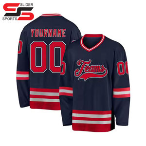 Custom Designed Adult Hockey Jersey OEM Team Sportswear <b>Ice</b> Hockey Uniform Jacket with Embroidery Blank Pattern - Product Image 3
