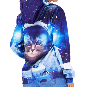 Sudadera con Capucha Personalizada por Sublimación, para Hombre, 100% Algodón, Forrada, Resistente al Viento, Ropa Deportiva de Secado Rápido, para Gimnasio, Entrenamiento y Uso Diario - Product Image 3