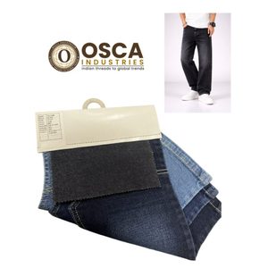 13.5oz Selvedge Denim <b>Fabric</b> 100% Cotton Raw Shrink-Resistant Woven Yarn Dyed Medium <b>Weight</b> Crosshatch Slub PU Coated Girls - Product Image 2