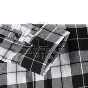 FANTASY WEAR 2026 Chemise Classique à Manches Longues pour Homme Grande Taille, 100% Coton Oxford, à Carreaux et Rayures, avec LOGO Personnalisé, Qualité Supérieure - Product Image 3