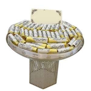 Bol à chocolat en métal finition or de qualité supérieure pour servir des bonbons et des desserts décoratifs de mariage, pour hôtels et restaurants, Falcon - Product Image 6