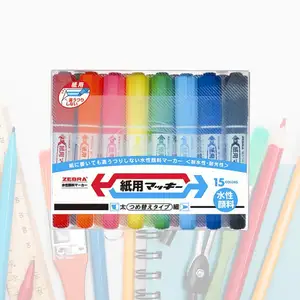 Pennarello giapponese a base d'acqua uni PROCKY 10 colori set pittura fissa art design giappone introduzione del prodotto pop-up