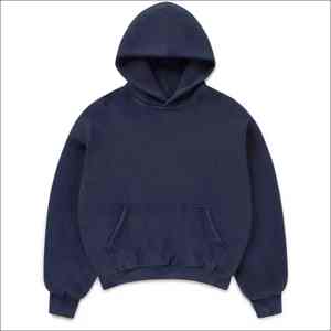 Sweat-shirts de qualité supérieure de couleur lavande, 100% coton, coupe ample, sweat-shirts streetwear, épaules tombantes, meilleurs sweat-shirts d'hiver pour hommes - Product Image 3