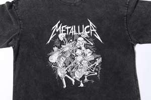 Camiseta informal de manga corta 100% algodón para hombre más vendida, secado rápido y transpirable con lavado ácido, diseños personalizados para adultos - Product Image 4