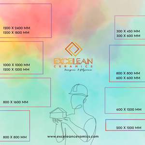 กระเบื้องผนังพอร์ซเลนเคลือบผิวกันลื่นขนาด60x60ซม. ดีไซน์ล่าสุดเป็นมิตรกับสิ่งแวดล้อม - Product Image 6