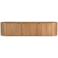 Meuble TV en bois personnalisé de vente chaude avec 3 compartiments de rangement Meubles polyvalents pour l'entrée du hall de la chambre à coucher du salon