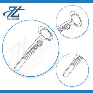 Pinzas Wilde Entropian Manuales, 3 Tamaños, 89 mm de Largo, Acción de Tornillo, Acero Inoxidable Quirúrgico, Certificación CE, Fabricante de Instrumentos - Product Image 4