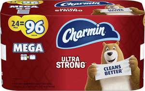 CharminUltra Strong <b>Toilet</b> Paper, <b>24</b> Mega <b>Rolls</b> = 96 Regular <b>Rolls</b> - Product Image 3