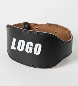 GAF Custom Logo Gym Training Waist Belt Ceinture d'entraînement en cuir de vachette Spot d'entraînement pour l'haltérophilie dorsale Powerlifting Fitness Safety Product - Product Image 5