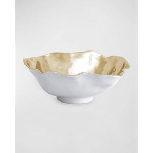 Plato de Metal Plateado para Frutos Secos, Galletas y Aperitivos, Tazón Decorativo para Eventos, Estilo Americano, Decoración para Sala de Estar - Product Image 4