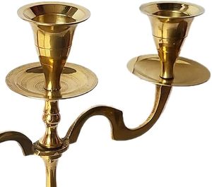 Portavelas de Metal de Latón Decorativo Vintage para Navidad, Bodas y Decoración del Hogar a un Precio Muy Económico por HF CRAFTS - Product Image 5