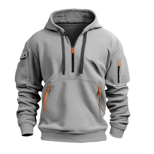 Sudadera con Capucha Extra Grande para Hombre, Súper Suave, Bordada, Lavada al Ácido, 100% Algodón, Anti-Pilling, para Hombre, Mujer y Parejas - Product Image 5