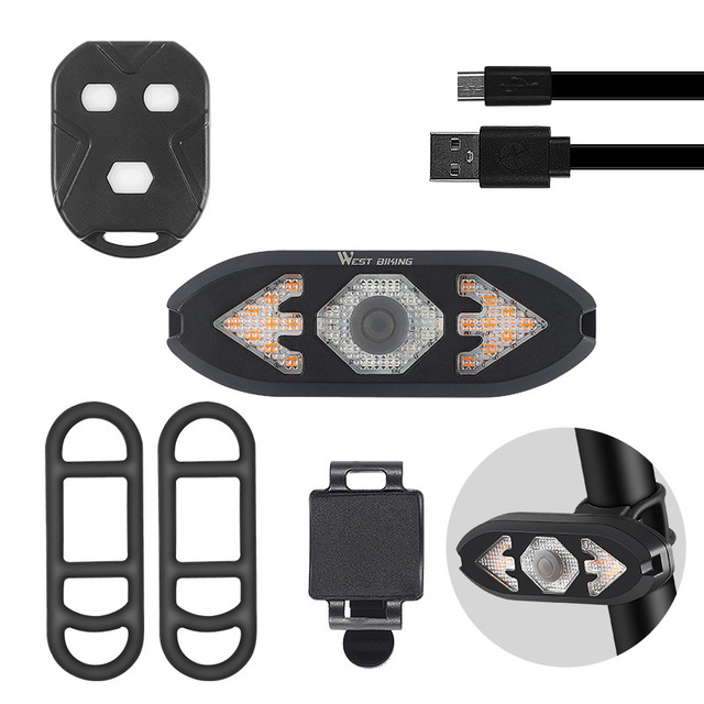High Quality Bicycle Bike Safety Usb Rechargeable Warning Led Light Cycling Led Bike Accessories Flashing Lamp Tail Light