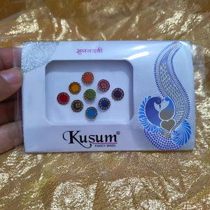 Assorted Designer Bindi Multiple Size Multiple Designs Bollywood Indian Bride For Forehead Wedding <b>Favor</b> Party Return Gift Idea - Product Image 2