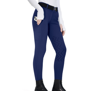Pantalones de Equitación de Alta Calidad y Pantalones Ajustados en Venta, Pantalones Ecuestres Cómodos, Elegantes y Elásticos en Color Sólido - Product Image 1