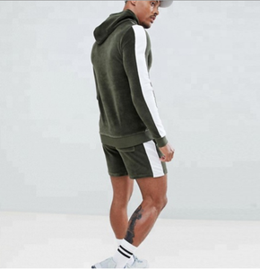 Top Quality Custom Made New Look Heavyweight Premium 100% algodón Bulk Oversized Men Shorts and Shirt Sets - Product Image 5