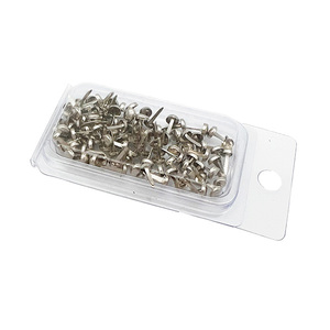 100pcs 5mm x 3/8 "L Vòng bạc mạ sắt giấy chia ốc vít brads và ad56 tùy chỉnh - Product Image 3