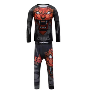 Rashguard de MMA, Jiu Jitsu, BJJ, UFC, Anti-UV, Transpirable, Spandex/Poliéster, Diseño Personalizado, Ropa Deportiva para Entrenamiento en Gimnasio - Product Image 6
