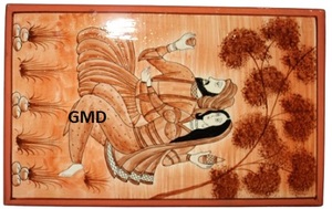 Joyero Mache de papel hecho a mano para decoración del hogar Solución de almacenamiento elegante para dormitorio o sala de estar - Product Image 3