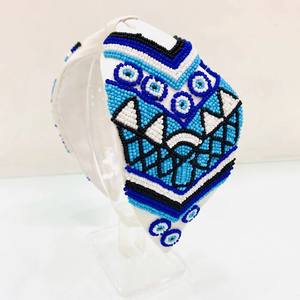 Bandeau de cheveux élégant et coloré en perles pour filles et femmes, idéal pour les fêtes, les célébrations, le port quotidien, design indien élégant - Product Image 5