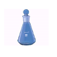 Botol Erlenmeyer Kaca Borosilikat Berkualitas Tinggi, Transparan, Mulut Sempit, Tutup Dapat Diganti, Kapasitas 25ml/2000ml, Untuk Kegunaan Medis