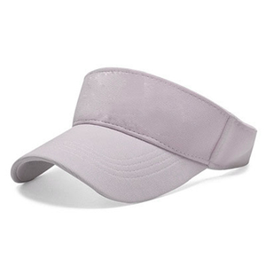 Visera de Sol Bordada con MOQ Bajo, Gorra de Visera de Algodón para Deportes al Aire Libre, Playa, Correr, Golf, para Hombres y Mujeres, Visera Ajustable en Contraste - Product Image 3